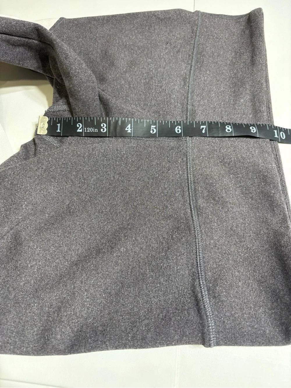 Alo Electra Capri in Stormy Heather & Natural